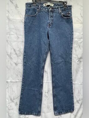 Harley Davidson Women’s Jeans Size 10 Bootcut Blue Denim Made in Canada 99010-05